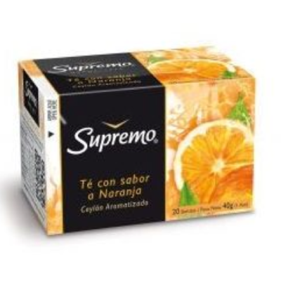 תה שחור בטעם תפוז סופרמו 40 גר