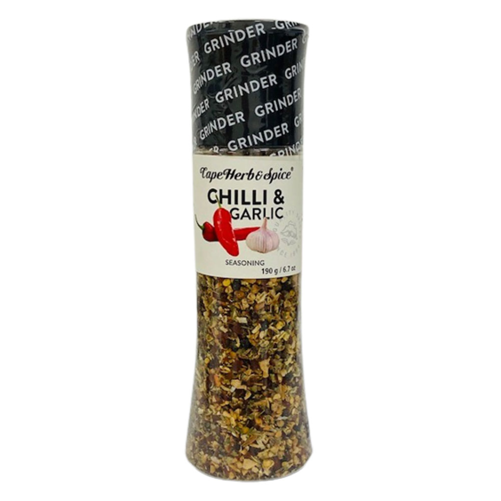 תערובת תיבול צילי ושום במטחנה 190 גר'