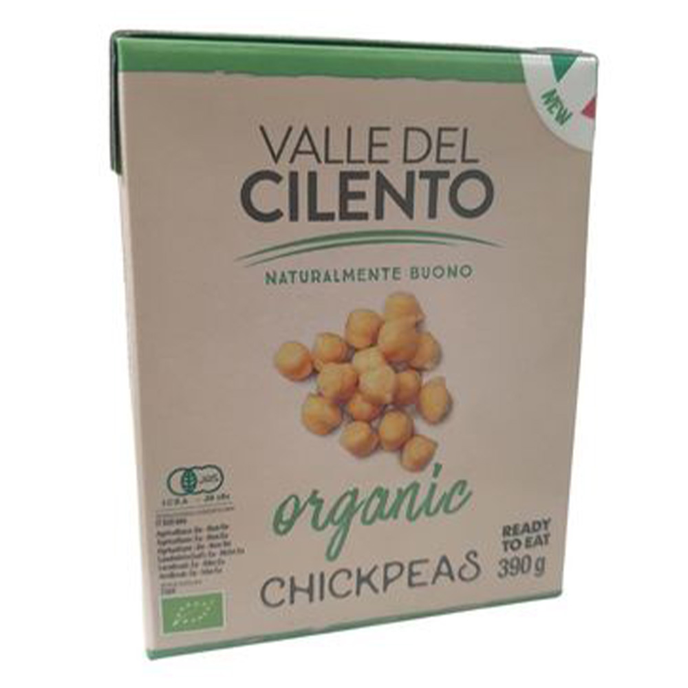 גרגירי חומוס מבושלים אורגנים 235 גרם