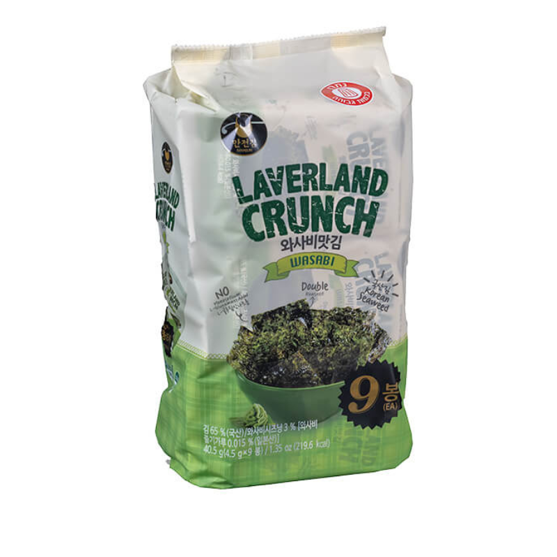 חטיף אצות ים קלוי וואסבי 9 יח'