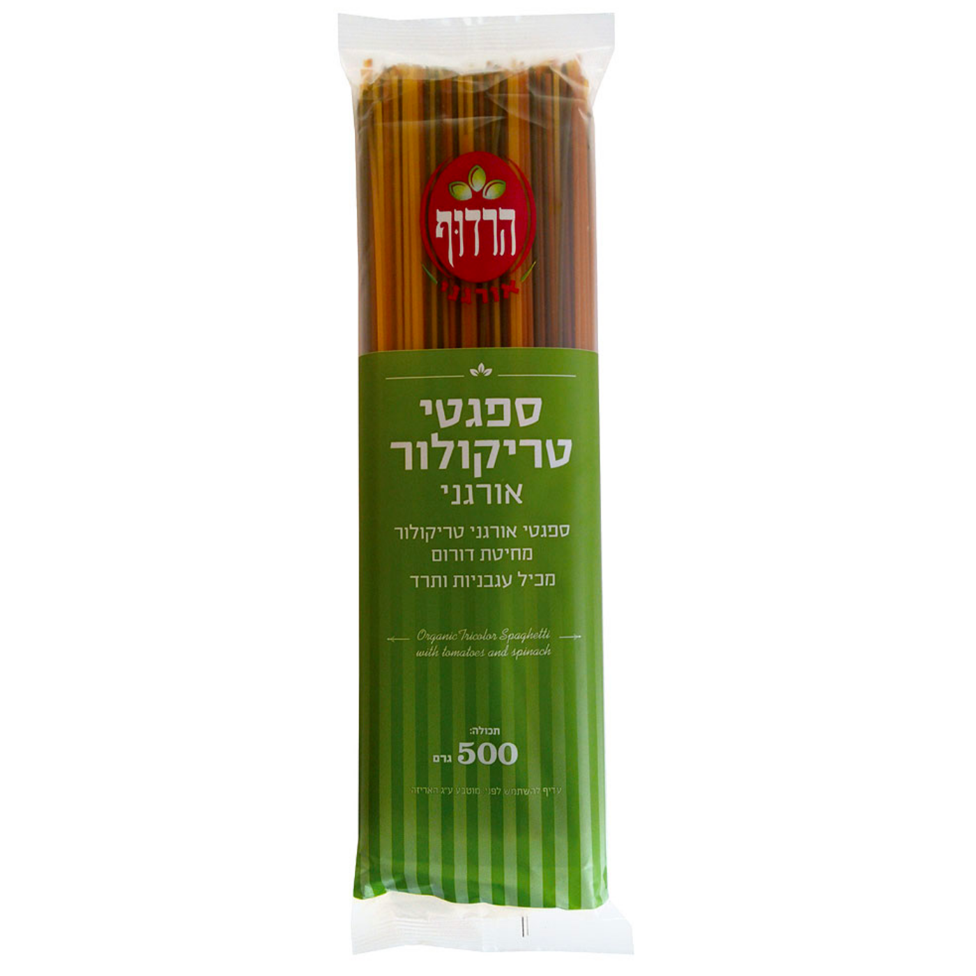 פסטה טריקולור אורגני 500 גר'