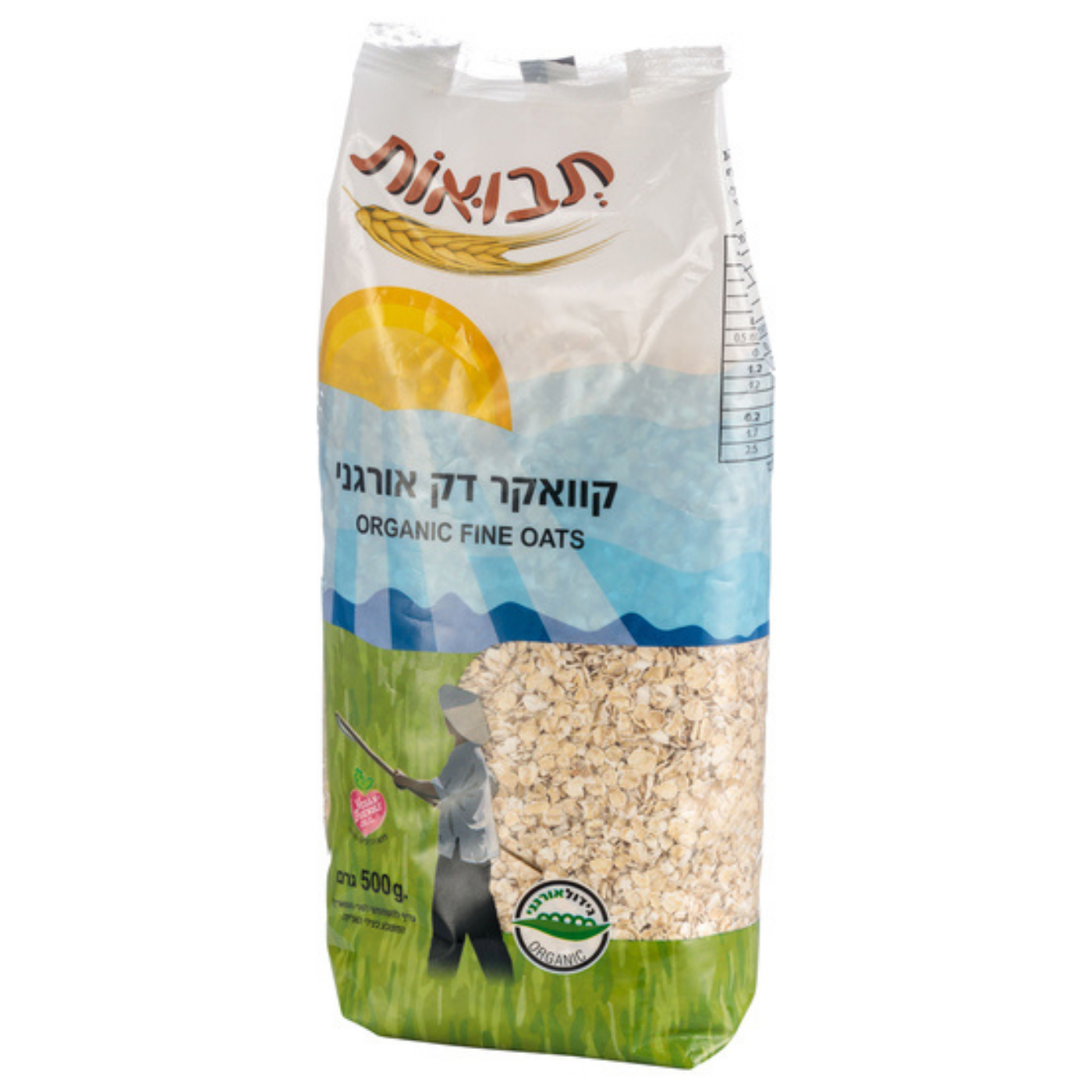 קוואקר דק אורגני 500 גר'