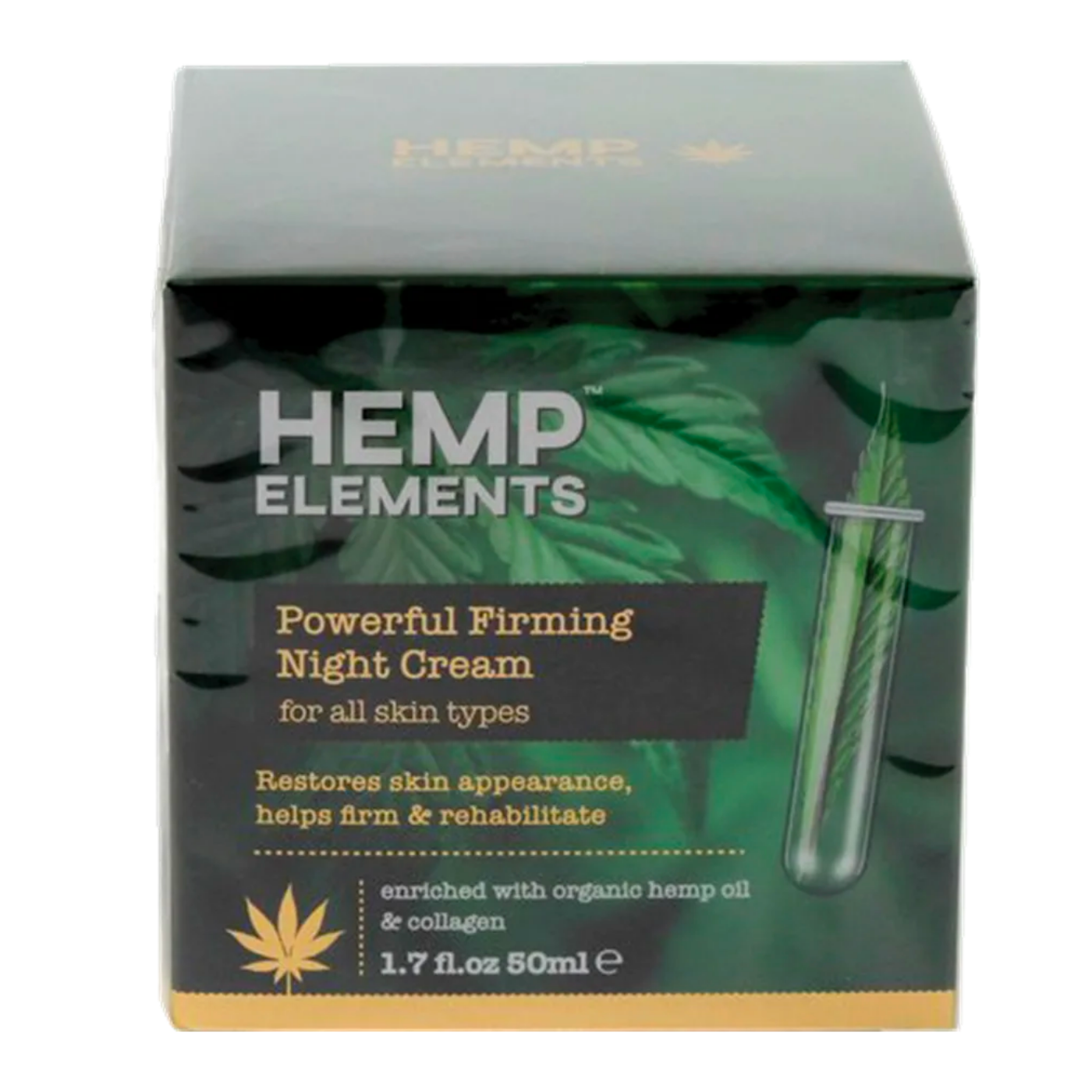 קרם לילה מעושר בשמן ההמפ 50 מ"ל