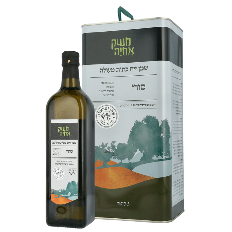 שמן זית סורי 5 ליטר משק אחיה