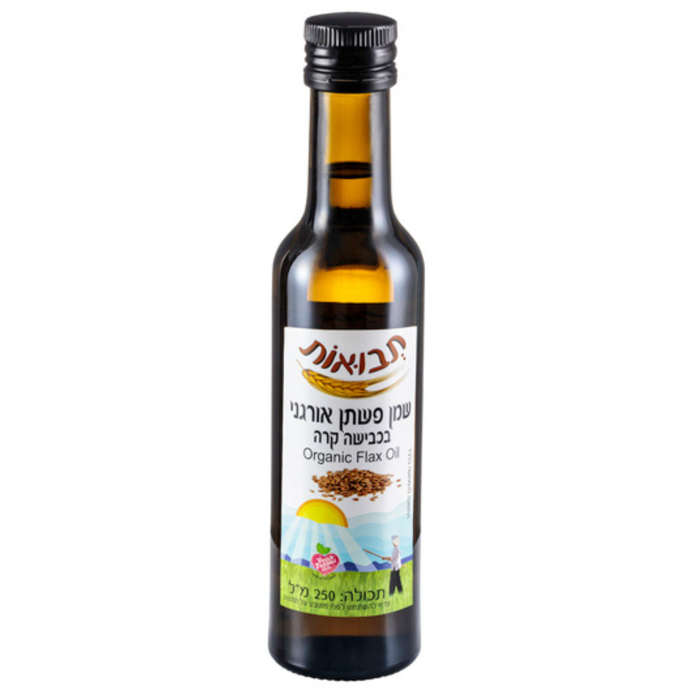 שמן פשתן אורגני 250 מל