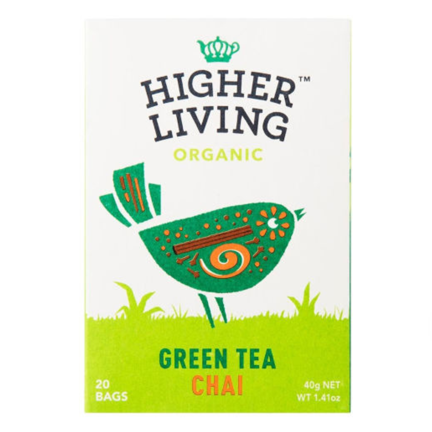 הייר ליבינג תה ירוק צאי אורגני 40 גר'