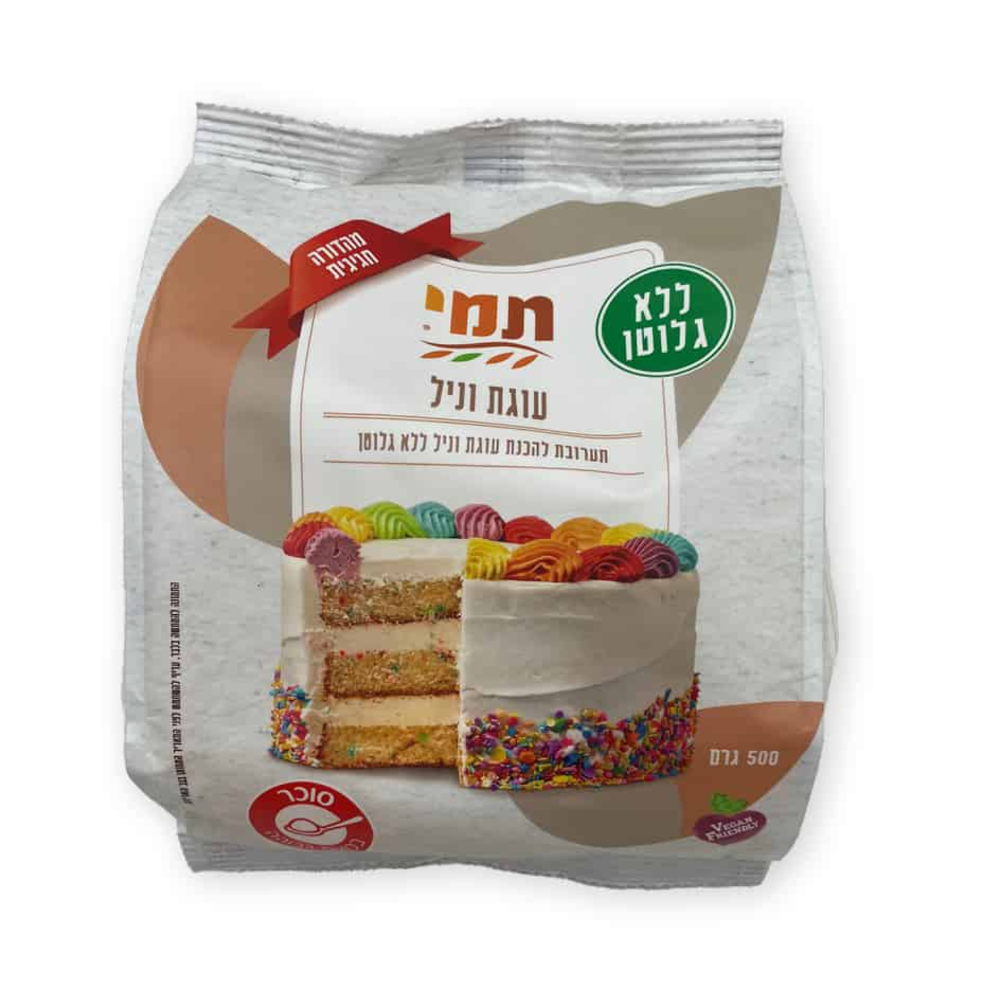 קמח תמי לעוגת וניל 500 גר'